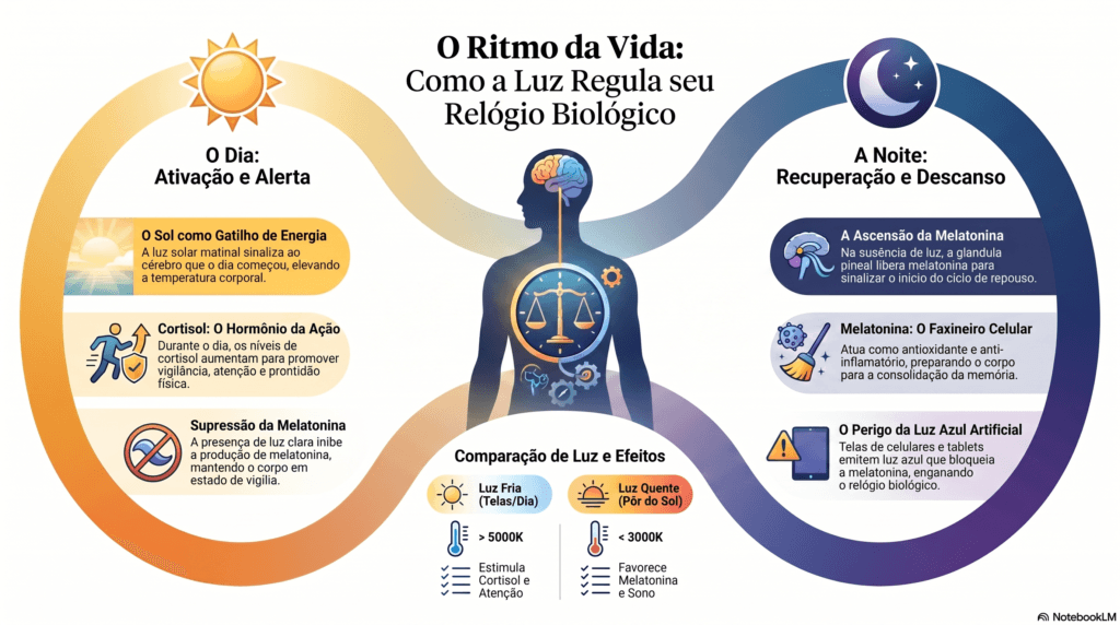Como os ritmos biológicos e a luz solar influenciam o clima e saúde mental e previnem a depressão sazonal.